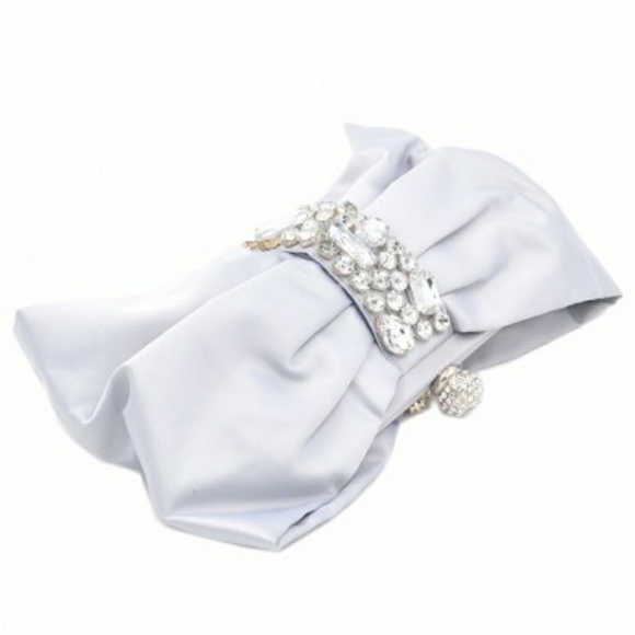 Nwt satin and rhinestone clutch - Picture 5 of 5